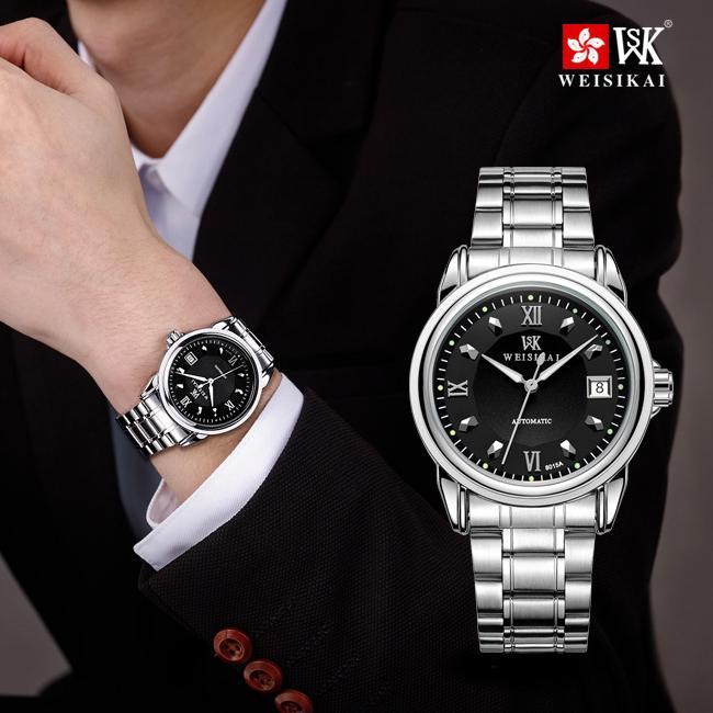 Neue Top-Marke, Luxus-Herrenuhr mit Box, wasserdichte Herren-Mechanische Uhren