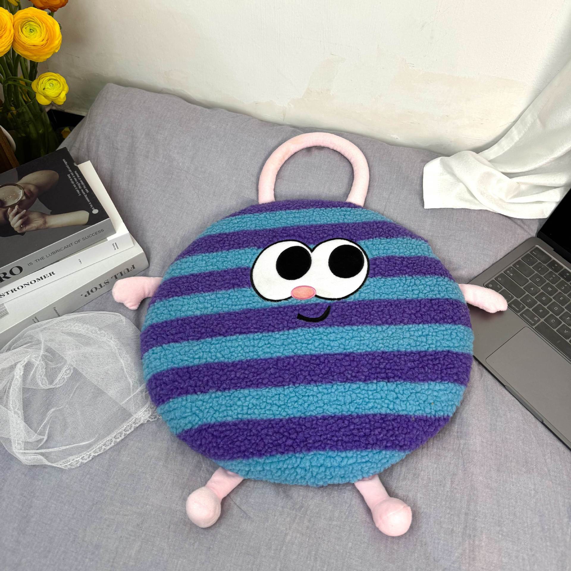 38см Милая Удобная Подушка на Сиденье из Пены с Памятью Мягкая Круглая Подушка для Табурета Подушка для Стула Противоскользящая для Дома Автомобиля Офиса 1PCS 1417₽