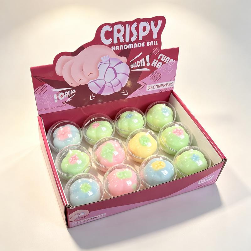 Multiple Series Squeezable Stress Balls Slow Rebound Wax Skin Squeeze Toy Adult Sensory Fidget Toy Soothing Relieving Stress