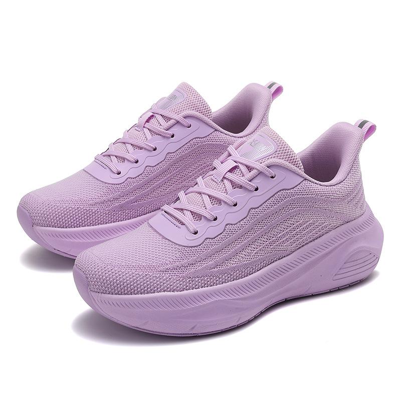 

Весенне-осенние новые спортивные туфли женские нескользящая мягкая подошва износостойкая сетчатая дышащая повседневная обувь универсальная с круглым мыском 41