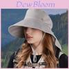 Summer Wide Brim Floppy Hat With Sun Protection For Outdoor Activities Women