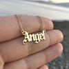 Fashion Baby Girls Necklace Personalized Babygirl English Necklace Letter Pendants Stainless Steel Mom Lovers Girlfriend Jewelry
