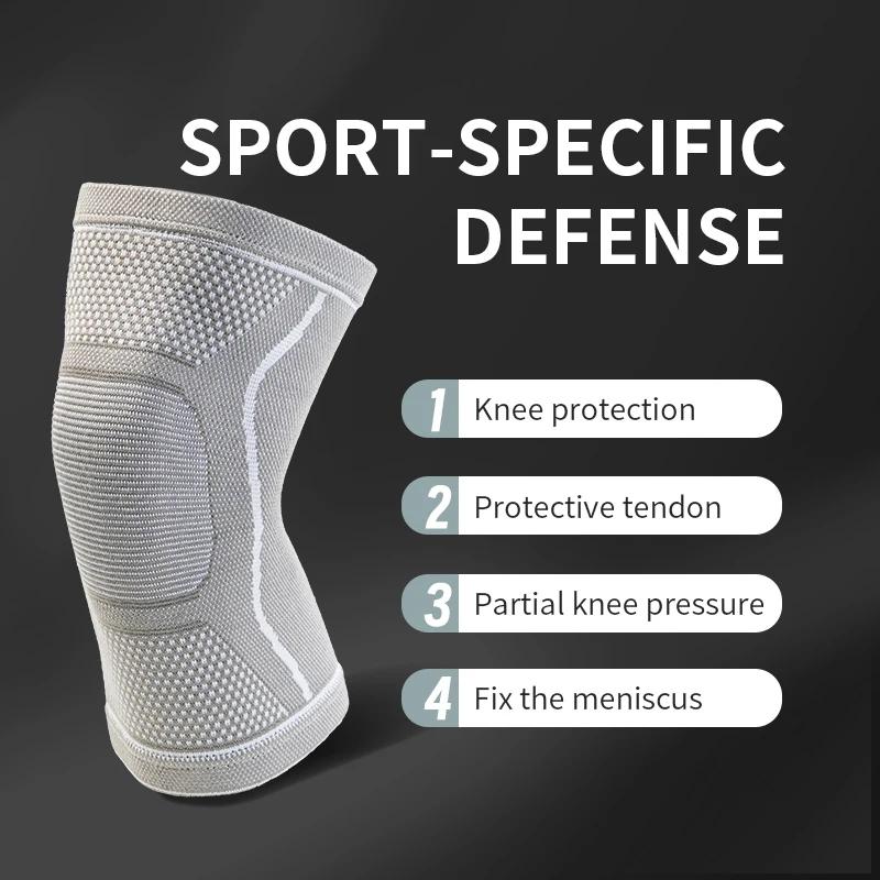 1 pair elastic compression knee pads,warm knee pads,knee joint compression sleeves,for outdoor sports men and women