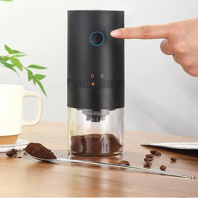 Portable USB-Rechargeable Electric Coffee Bean Grinder for Outdoor Use