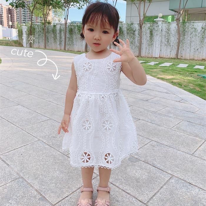 Baby Girl Princess Dress Girls' Summer Vest Dress Baby Summer Dress