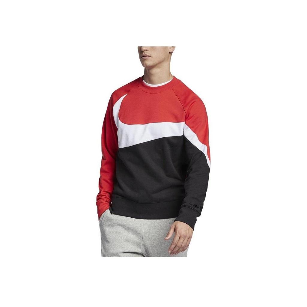Nike Sudadera con Capucha con Logo Big Swoosh Hombre Tops Negro AR3089-010