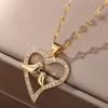 Heart-Shaped Collarbone Necklace - Niche Fashion, Elegant, Japanese & Korean Style Accessories for Women