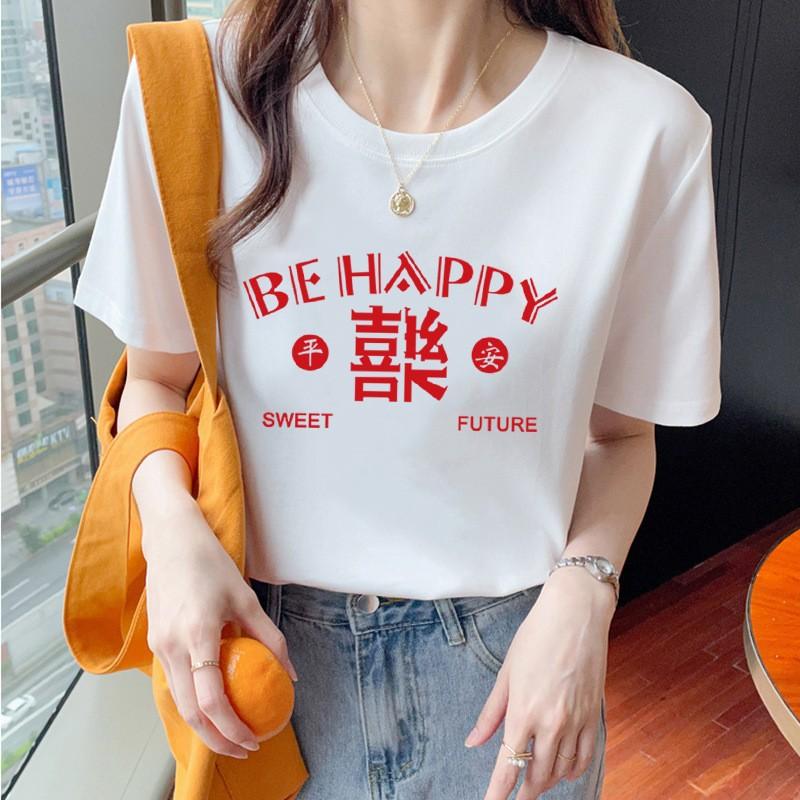 VEZFAA Damenmode Casual Sommer Frühling Kurzarm O-Ausschnitt Blusen & Hemden