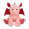 Peluche - peluche dragon trendy color rose poudré - 50 cm