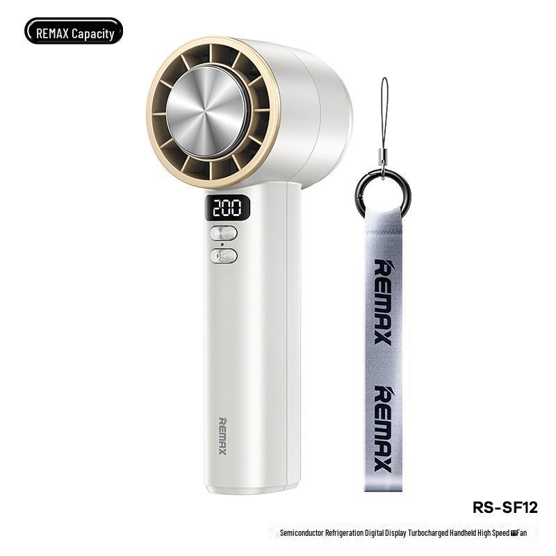 Remax Ultra-High Speed Handheld Fan with Powerful Wind Force