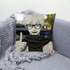 Cartoon G-Gojo Satoru Pillow Case Cushion Cover Soft Cute Throw Pillow Case For Car Sofa Pillowcase Polyester With Zipper
