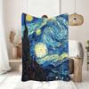 Famous Painter V VaN G GoGh Blanket Soft Throw Blanket for Home Bedroom Bed Sofa Picnic Travel Office Rest Cover Blanket Gift