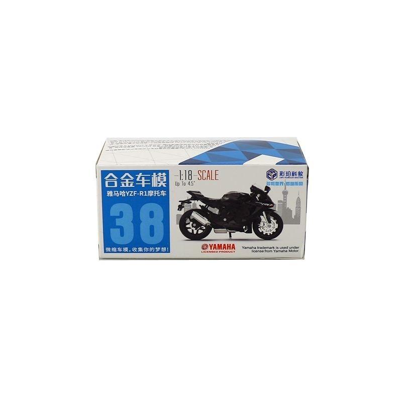 

Alloy Yzf-r1 Motorcycle Model Toy With Shock Absorber For Kids 118 Scale Yellow Black чорний
