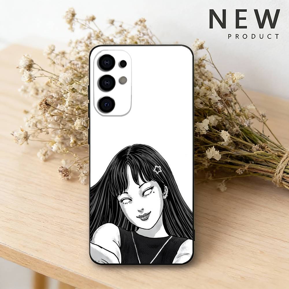 Comics HOT Tomie S phone Case For Samsung S26,25,24,21,22,23,30,20,Ultra,Plus,Fe,Lite Black Soft Cover