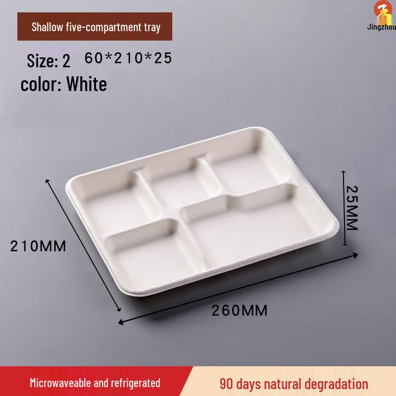 

Jingzhou Degradable Divided Pulp Disposable Meal Boxes