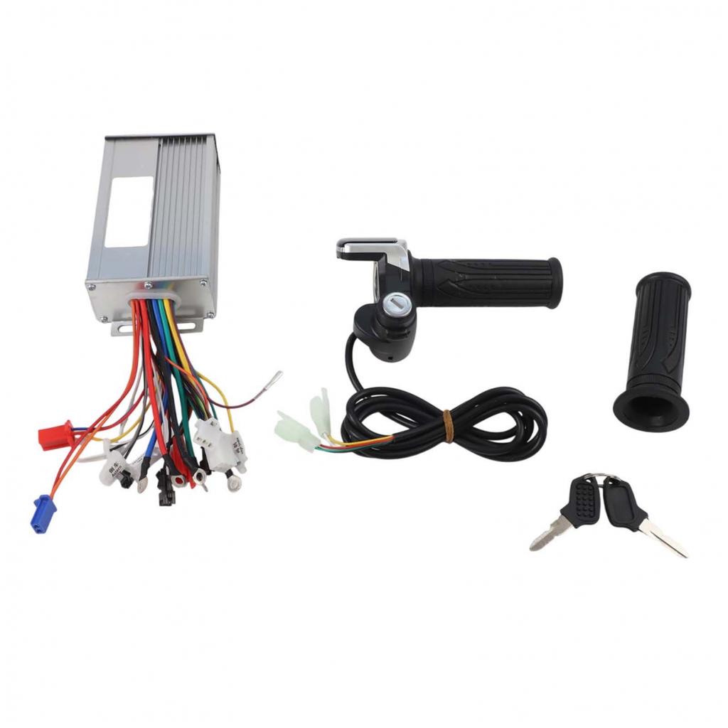 Ebike Controller with LCD Display and Throttle for 36V/48V/64V/72V 500W Systems