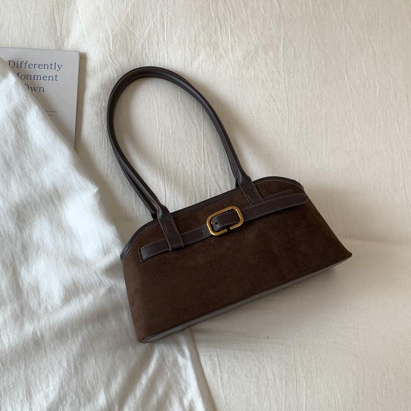 Leopard Print Underarm Bag Women's New Trendy Autumn and Winter Fashion Simple Shoulder Bag High-value Casual Baguette Bag