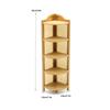 1/12 Dollhouse Simulation Miniature Corner Storage Rack Display Shelves Model Dollhouse Retro Scene Furniture Decoration Toys