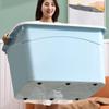 Miaoang 160L Large Plastic Storage Box with Lid and Wheels