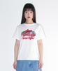 AMES-WORLDWIDE Palm Tree Oval Tee White
