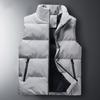 Sleeveless Jacket Stand Collar Warm Male Trendy Windproof Pockets Pockets Vest Streetwear
