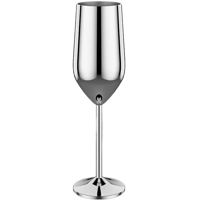 

Новые бокалы для вина из нержавеющей стали, небьющиеся металлические коктейльные бокалы объемом 220 мл для употребления коктейлей и вина в баре.