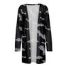Women's Fashion Casual Comfortable Halloween Printed Mid-Length Cardigan With Pockets Jacket