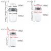 Dry Wet Separation Overnight Oats Containers Dual-Layer Mason Jars Glass Sealed Jar  Food Storage