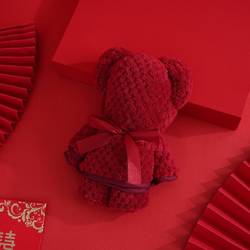 Wedding Gift Box: Little Rabbit & Bear Towel Favor
