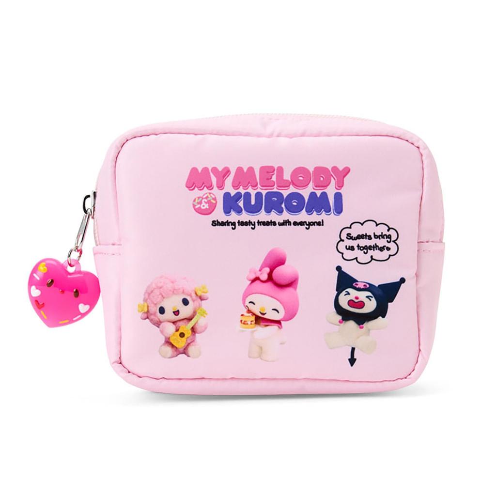 Sanrio Pouch Original Anime My Melody My Melody Kuromi Recommended for ages 3 and up 880001 (Netflix & Kuromi) & Polyester/PVC
