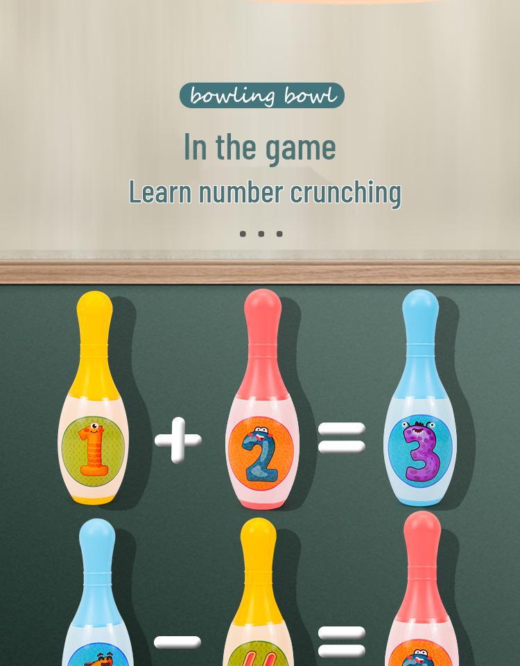 Children's Indoor Bowling Game: Interactive Role-Playing Ball Toys for Kindergartens