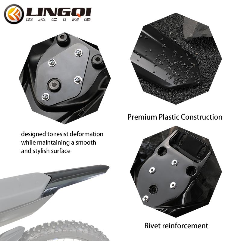 LINGQI RACING Motorcycle Upgrade Plastic Rear Fender Mudguard Tail Mud Guard For Electric Bike Talaria Sting R MX4 MX3 MX5