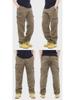 Herren Frühling & Herbst Multi-Pocket Casual Outdoor Hose - Große Größe, Atmungsaktiv & Einfarbig