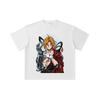 260 GSM Double Yarn 32 Count 100% Cotton Fullmetal Alchemist V6 Edward Print Unisex Heavy Cotton T Shirt