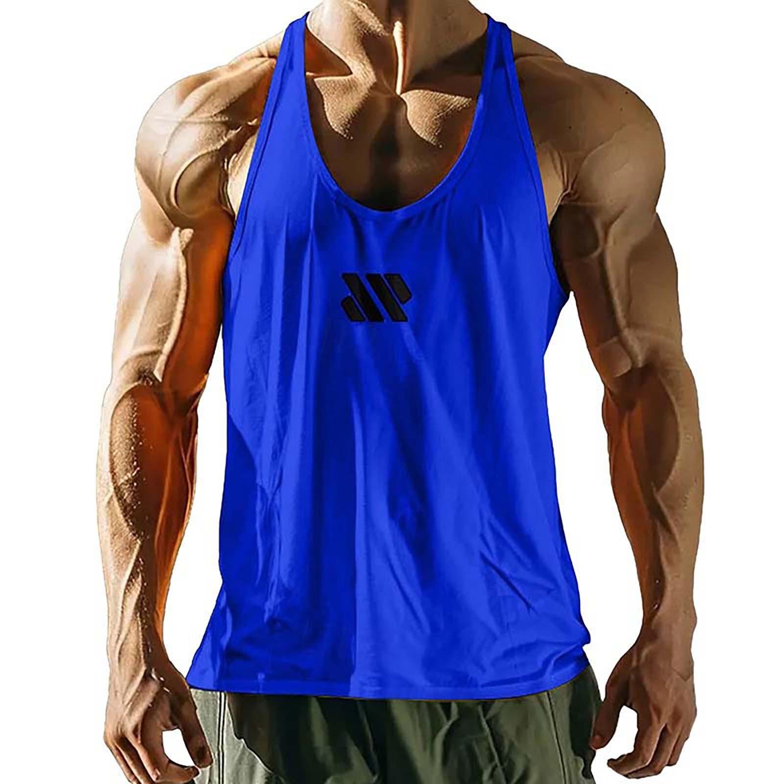 

Мужской жилет без рукавов с принтом, свободный узкий жилет, спортивный топ для фитнеса XXXL