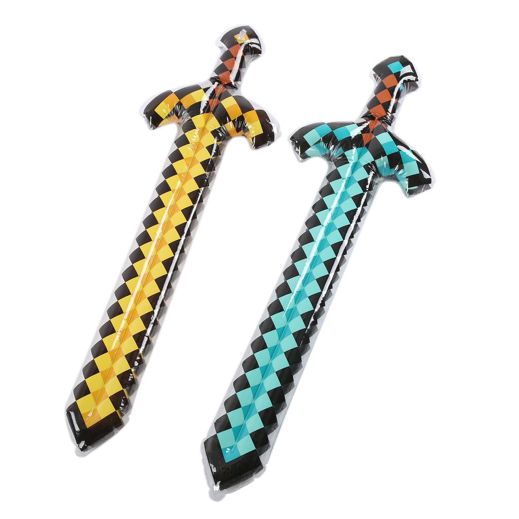 2pcs Inflatable Long Sword Toy Water Party Inflatable Children Toys Role Playing Accessory