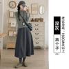 Womens High Waist A-Line Wool Blend Midi Skirt Winter Plus Size Comfortable Casual Petite