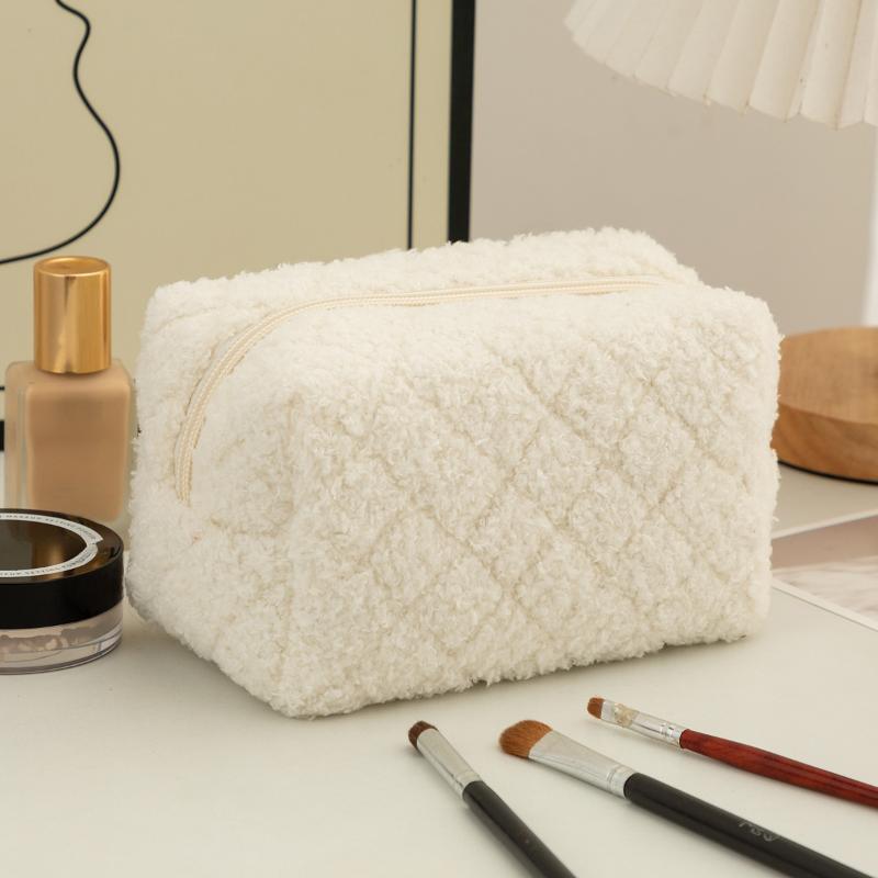 Plush Makeup Bags Soft Travel Cosmetic Storage Bag Portable Organizer Pencil Case