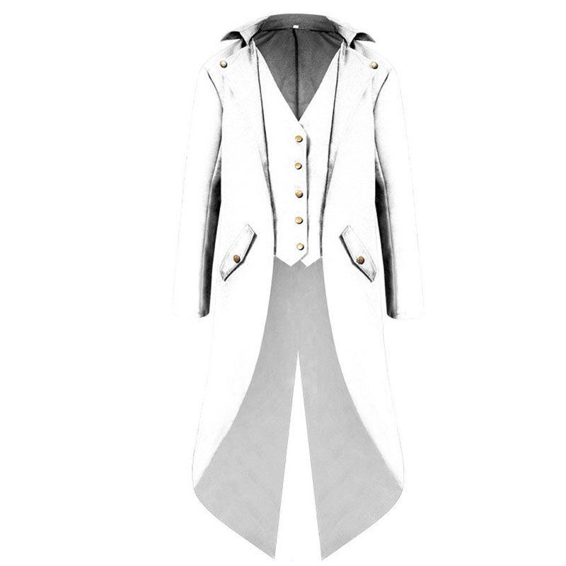 Luxurious Victorian Coat For Men Featuring Exquisite Corset Style And Button Front