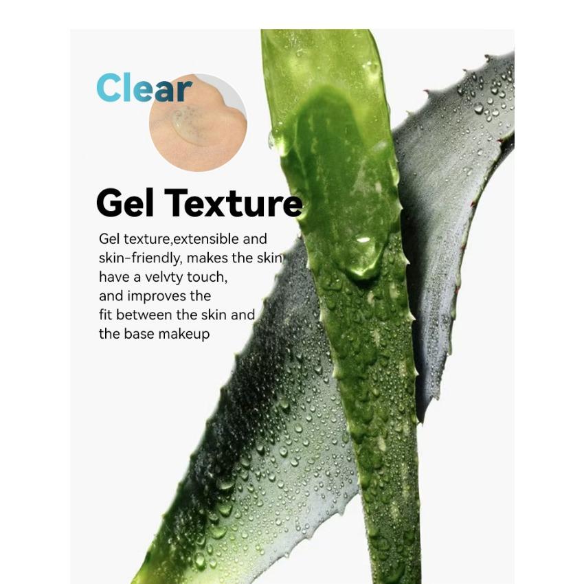 Primer de machiaj hidratant, gel de bază hidratant ușor, gel pre-machiaj iluminator pentru ten