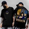 T-shirt in Cotone a Maniche Corte con Stampa Dragon Ball Z Son Goku Vegeta Unisex Abbigliamento Unisex Harajuku Y2k T-shirt Casual Vintage Top