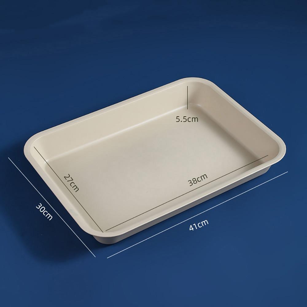 High Quality Multicolor Serving Tray Plastic Multi-sizes Storage Tray Rectangle Scratch Resistant Cooking Tray Tea Serving