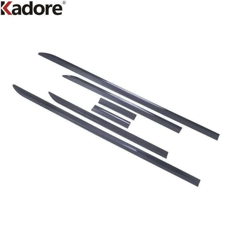 For Toyota HiAce Granvia Commuter -   2024 Carbon Car Side Door Body Trim Door Panel Streamer Strip Accessories