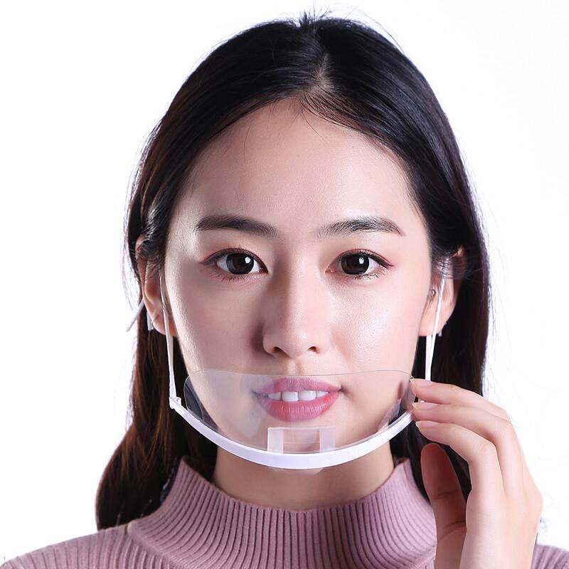 Fuxing Transparent Catering Smile Mask
