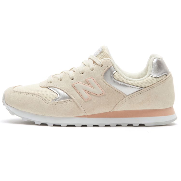 New Balance Nb 393 Casual Mesh Suede Fabric Synthetic Leather Low Top Running Shoes Women sneaker Khaki WL393MAC