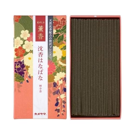 Kameyama Hanageshiki Incense Agarwood Hanabana Approx. 100g Approx. 220 Sticks Incense Incense Low Smoke