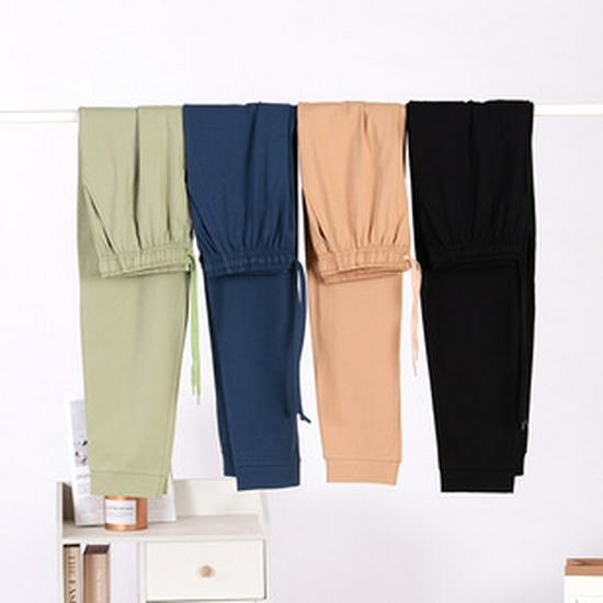 Men’s Plus Size Ice Silk Modal Pajama Pants - Casual, Loose, Long, One Piece