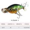 45mm Length Cicada Fishing Lure Floating Body Metal Blade Bait Cicada Lure  Saltwater Fishing