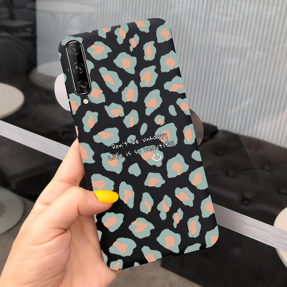 For Huawei Y9s Case Lovey Pattern Macaroon Silicone Soft TPU Back Cover For Huawei Y9S Y 9s SKT-L21 STK-LX3 STK-L22 Phone Cases