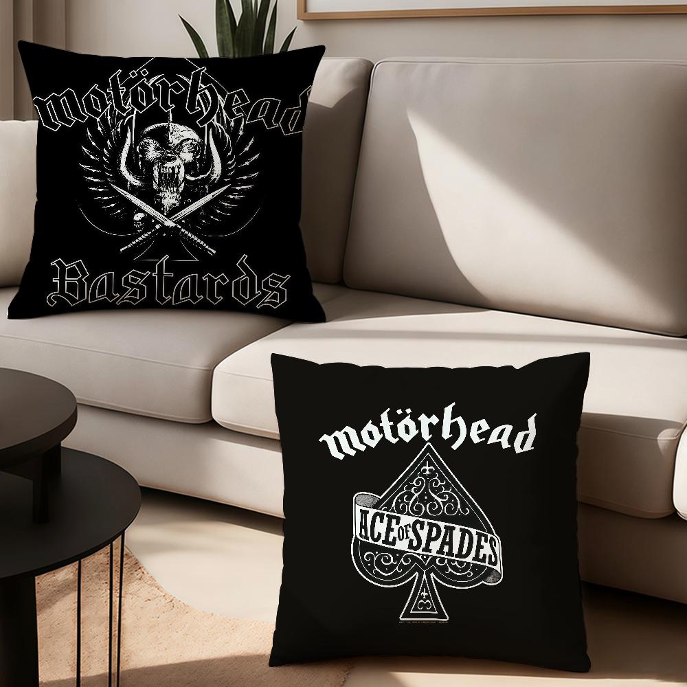 Federa Cuscino M-Motorhead Rock Band Adatta Per Camere Da Letto Soggiorni Auto Decorazione Casa